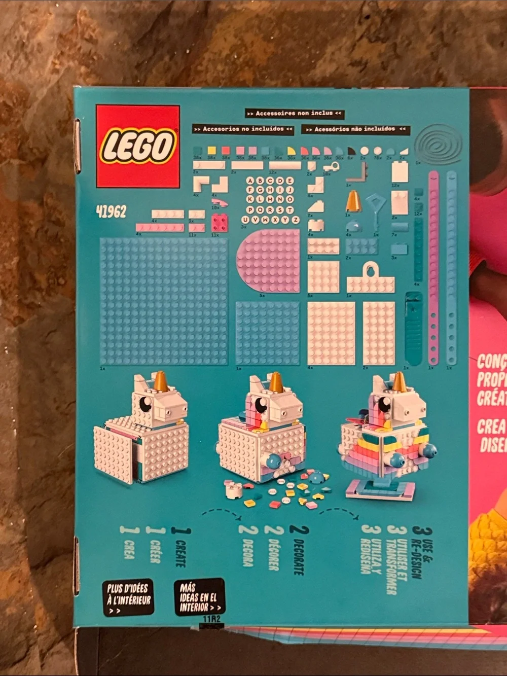 Lego Dots 41962 Unicorn Creative Family Pack
